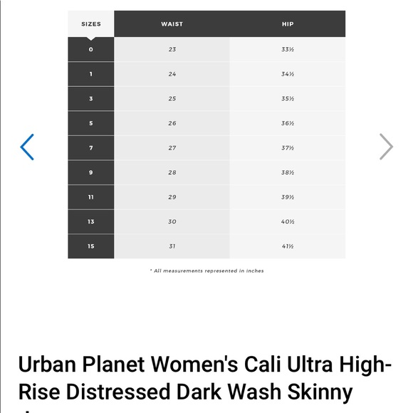 Urban Planet Cali Ultra High Rise Skinny Jeans 🌺 Size 0 - Picture 12 of 12